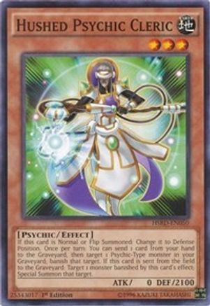 Hushed Psychic Cleric (HSRD-EN050) - High-Speed Riders 1st Edition - Premium Yugioh Single from Konami - Just $0.08! Shop now at Game Crave Tournament Store