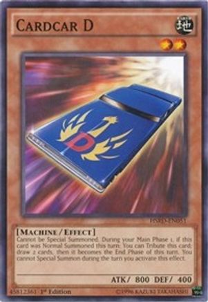Cardcar D (HSRD-EN051) - High-Speed Riders 1st Edition - Premium Yugioh Single from Konami - Just $0.25! Shop now at Game Crave Tournament Store
