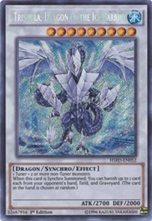 Trishula, Dragon of the Ice Barrier (HSRD-EN052) - High-Speed Riders 1st Edition - Premium Yugioh Single from Konami - Just $3.86! Shop now at Game Crave Tournament Store