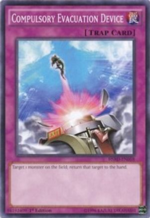 Compulsory Evacuation Device (HSRD-EN058) - High-Speed Riders 1st Edition - Premium Yugioh Single from Konami - Just $0.08! Shop now at Game Crave Tournament Store