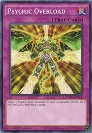 Psychic Overload (HSRD-EN060) - High-Speed Riders 1st Edition - Premium Yugioh Single from Konami - Just $0.25! Shop now at Game Crave Tournament Store