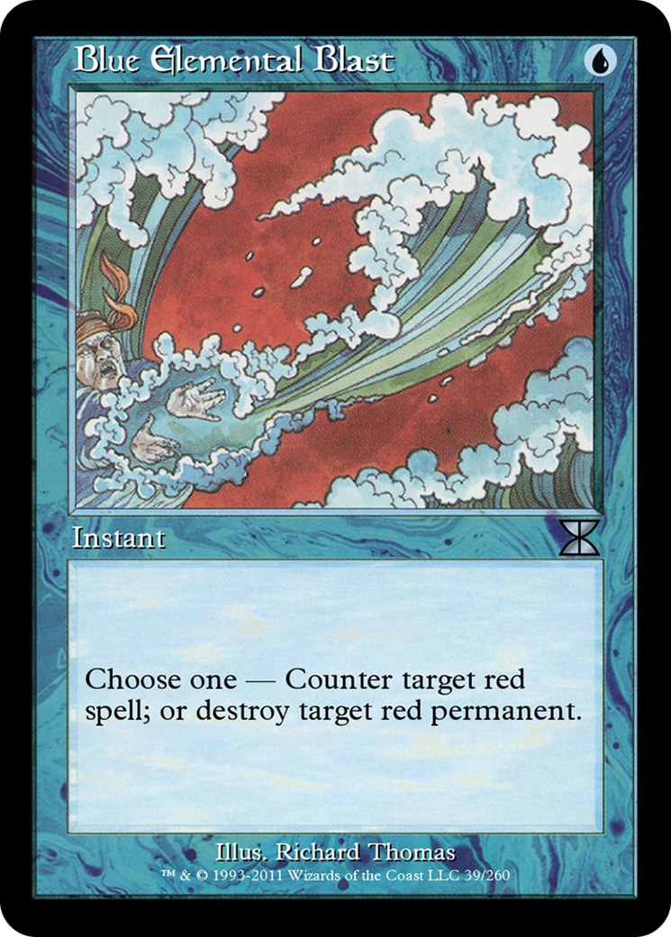 Blue Elemental Blast (ME4-039) - Masters Edition IV - Premium MTG Single from Wizards of the Coast - Just $0! Shop now at Game Crave Tournament Store