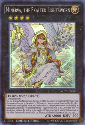 Minerva, the Exalted Lightsworn (Super Rare) (YCSW-EN008) - Yu-Gi-Oh! Championship Series Prize Cards Limited - Premium Yugioh Single from Konami - Just $2157.54! Shop now at Game Crave Tournament Store