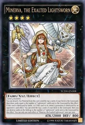 Minerva, the Exalted Lightsworn (Ultra Rare) (YCSW-EN008) - Yu-Gi-Oh! Championship Series Prize Cards - Premium Yugioh Single from Konami - Just $0! Shop now at Game Crave Tournament Store