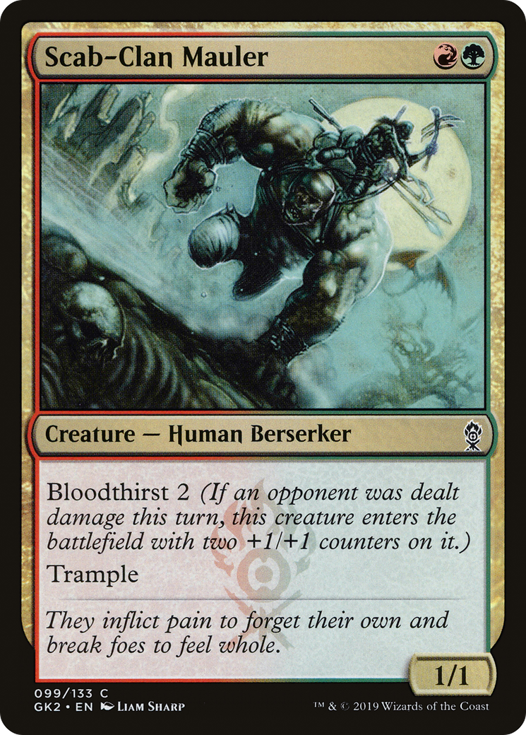 Scab-Clan Mauler (GK2-099) - RNA Guild Kit - Premium MTG Single from Wizards of the Coast - Just $0.08! Shop now at Game Crave Tournament Store