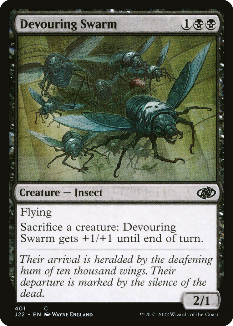 Devouring Swarm (J22-401) - Jumpstart 2022 - Premium MTG Single from Wizards of the Coast - Just $0.08! Shop now at Game Crave Tournament Store