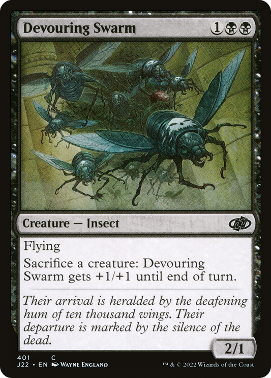 Devouring Swarm (J22-401) - Jumpstart 2022 - Premium MTG Single from Wizards of the Coast - Just $0.08! Shop now at Game Crave Tournament Store