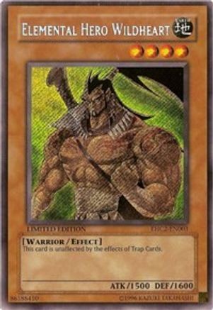 Elemental HERO Wildheart (EHC2-EN003) - Elemental Hero Collection 2 Limited - Premium Yugioh Single from Konami - Just $29.18! Shop now at Game Crave Tournament Store
