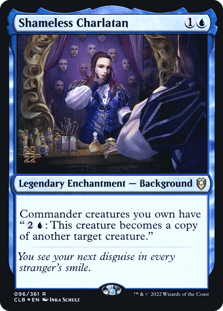Shameless Charlatan (PCLB-96S) - Battle for Baldur's Gate Promos Foil - Premium MTG Single from Wizards of the Coast - Just $0.12! Shop now at Game Crave Tournament Store
