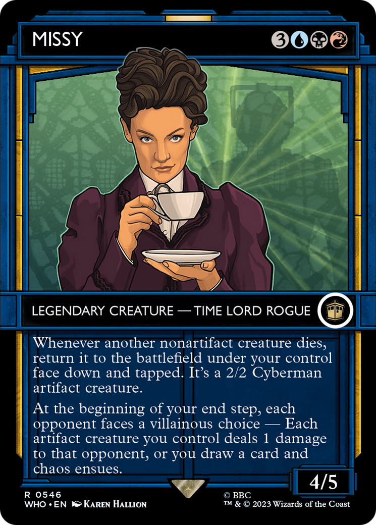Missy (WHO-546) - Doctor Who: (Showcase) (Borderless) - Premium MTG Single from Wizards of the Coast - Just $0.08! Shop now at Game Crave Tournament Store