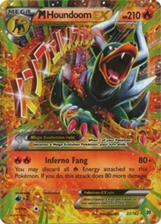 M Houndoom-EX 22/162 - BREAKthrough Holofoil - Premium Pokemon Single from Nintendo - Just $5.26! Shop now at Game Crave Tournament Store