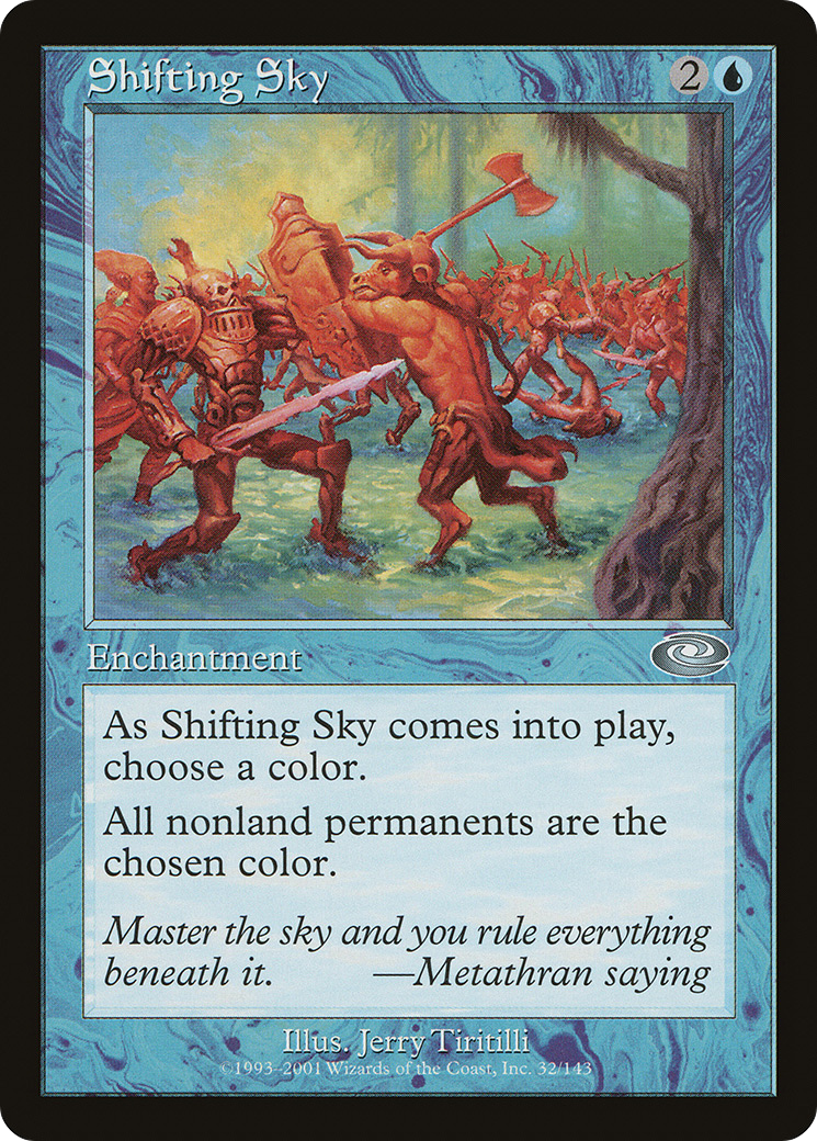 Shifting Sky (PLS-032) - Planeshift - Premium MTG Single from Wizards of the Coast - Just $0.08! Shop now at Game Crave Tournament Store