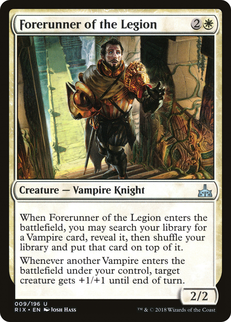 Forerunner of the Legion (RIX-009) - Rivals of Ixalan Foil - Premium MTG Single from Wizards of the Coast - Just $3.85! Shop now at Game Crave Tournament Store
