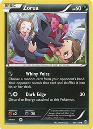 Zorua 90/162 - BREAKthrough - Premium Pokemon Single from Nintendo - Just $0.25! Shop now at Game Crave Tournament Store