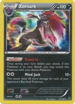 Zoroark 91/162 - BREAKthrough Holofoil - Premium Pokemon Single from Nintendo - Just $1.01! Shop now at Game Crave Tournament Store