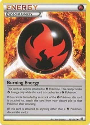 Burning Energy 151/162 - BREAKthrough - Premium Pokemon Single from Nintendo - Just $1.09! Shop now at Game Crave Tournament Store