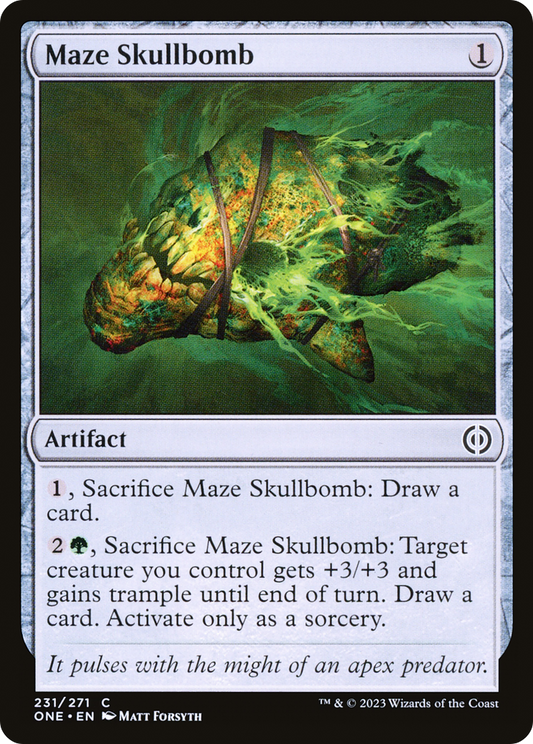 Maze Skullbomb (ONE-231) - Phyrexia: All Will Be One Foil - Premium MTG Single from Wizards of the Coast - Just $0.25! Shop now at Game Crave Tournament Store