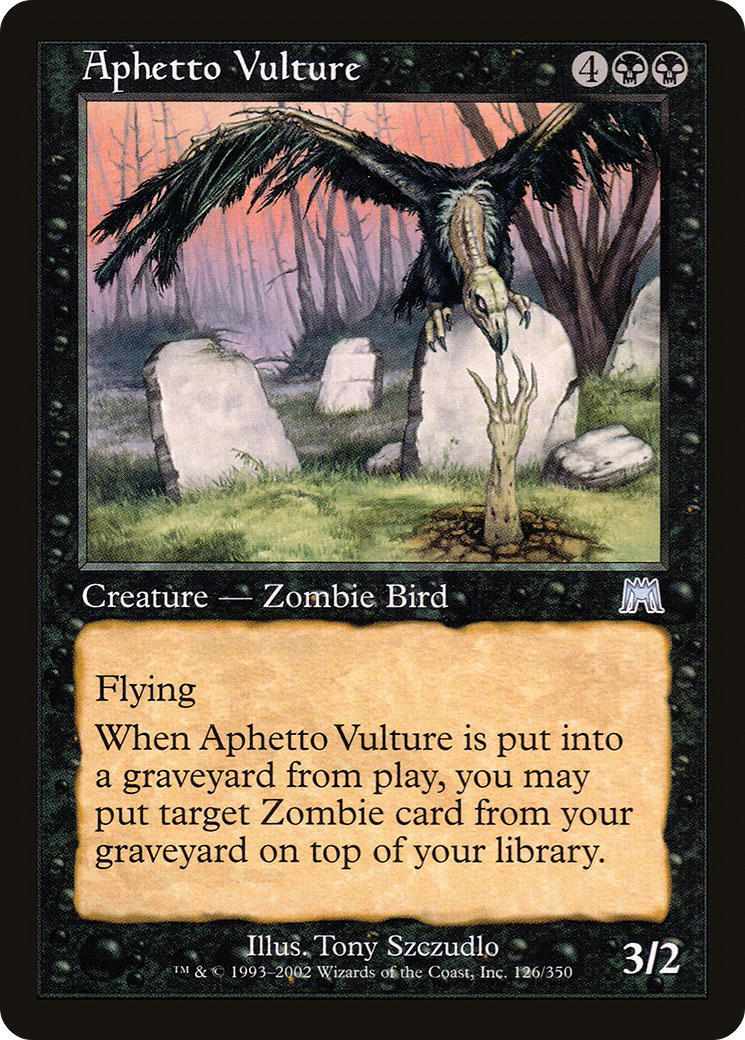 Aphetto Vulture (ONS-126) - Onslaught Foil - Premium MTG Single from Wizards of the Coast - Just $0.22! Shop now at Game Crave Tournament Store