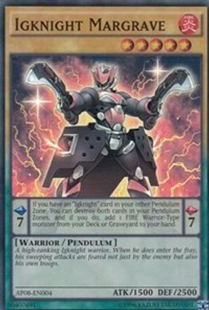 Igknight Margrave (AP08-EN004) - Astral Pack 8 Unlimited - Premium Yugioh Single from Konami - Just $0.26! Shop now at Game Crave Tournament Store