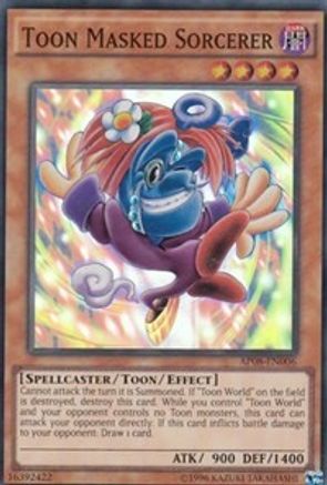 Toon Masked Sorcerer (AP08-EN006) - Astral Pack 8 Unlimited - Premium Yugioh Single from Konami - Just $3.33! Shop now at Game Crave Tournament Store