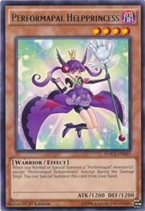 Performapal Helpprincess (DOCS-EN003) - Dimension of Chaos 1st Edition - Premium Yugioh Single from Konami - Just $0.25! Shop now at Game Crave Tournament Store