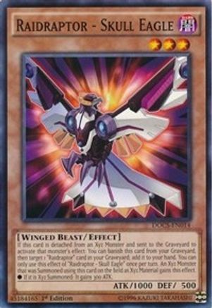 Raidraptor - Skull Eagle (DOCS-EN014) - Dimension of Chaos 1st Edition - Premium Yugioh Single from Konami - Just $0.25! Shop now at Game Crave Tournament Store