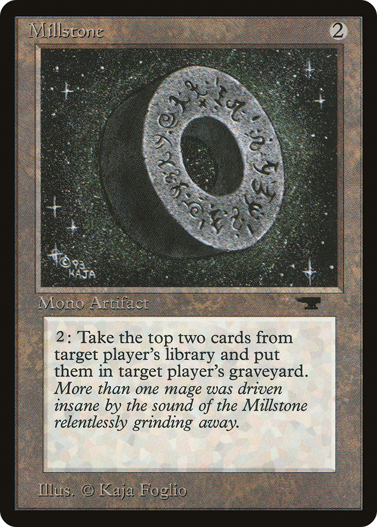 Millstone (ATQ-056) - Antiquities - Premium MTG Single from Wizards of the Coast - Just $3.57! Shop now at Game Crave Tournament Store