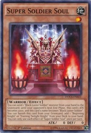 Super Soldier Soul (DOCS-EN021) - Dimension of Chaos 1st Edition - Premium Yugioh Single from Konami - Just $0.30! Shop now at Game Crave Tournament Store
