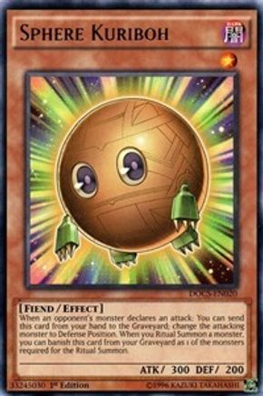 Sphere Kuriboh (DOCS-EN020) - Dimension of Chaos 1st Edition - Premium Yugioh Single from Konami - Just $0.26! Shop now at Game Crave Tournament Store