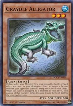 Graydle Alligator (DOCS-EN033) - Dimension of Chaos 1st Edition - Premium Yugioh Single from Konami - Just $0.25! Shop now at Game Crave Tournament Store