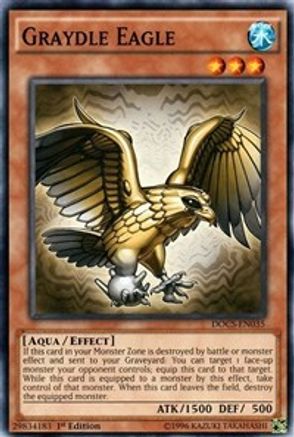 Graydle Eagle (DOCS-EN035) - Dimension of Chaos Unlimited - Premium Yugioh Single from Konami - Just $0.25! Shop now at Game Crave Tournament Store