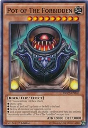 Pot of The Forbidden (DOCS-EN040) - Dimension of Chaos Unlimited - Premium Yugioh Single from Konami - Just $0.38! Shop now at Game Crave Tournament Store