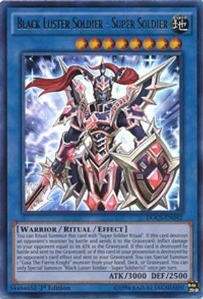 Black Luster Soldier - Super Soldier (DOCS-EN042) - Dimension of Chaos 1st Edition - Premium Yugioh Single from Konami - Just $6.28! Shop now at Game Crave Tournament Store