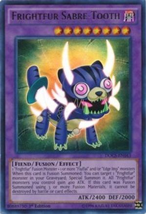 Frightfur Sabre-Tooth (DOCS-EN043) - Dimension of Chaos 1st Edition - Premium Yugioh Single from Konami - Just $0.94! Shop now at Game Crave Tournament Store