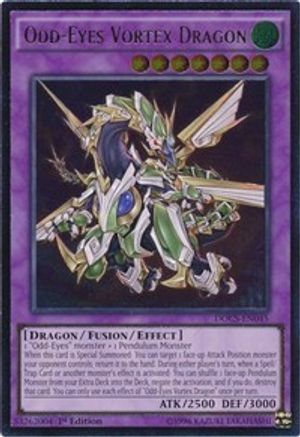 Odd-Eyes Vortex Dragon (UTR) (DOCS-EN045) - Dimension of Chaos Unlimited - Premium Yugioh Single from Konami - Just $4.08! Shop now at Game Crave Tournament Store