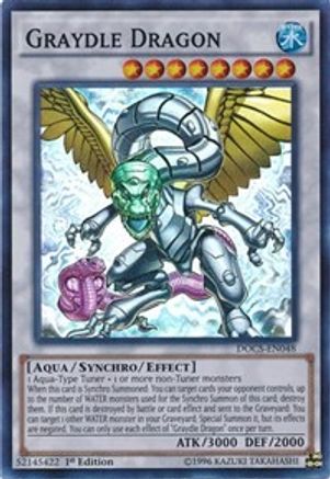 Graydle Dragon (DOCS-EN048) - Dimension of Chaos 1st Edition - Premium Yugioh Single from Konami - Just $8.06! Shop now at Game Crave Tournament Store