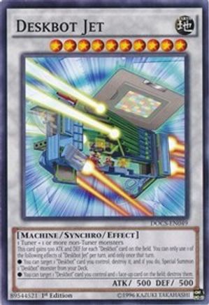 Deskbot Jet (DOCS-EN049) - Dimension of Chaos 1st Edition - Premium Yugioh Single from Konami - Just $0.08! Shop now at Game Crave Tournament Store