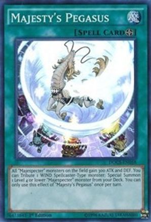 Majesty's Pegasus (DOCS-EN058) - Dimension of Chaos Unlimited - Premium Yugioh Single from Konami - Just $2.81! Shop now at Game Crave Tournament Store