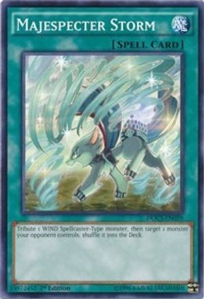 Majespecter Storm (DOCS-EN059) - Dimension of Chaos 1st Edition - Premium Yugioh Single from Konami - Just $0.27! Shop now at Game Crave Tournament Store