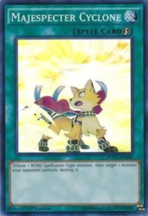 Majespecter Cyclone (DOCS-EN060) - Dimension of Chaos Unlimited - Premium Yugioh Single from Konami - Just $0.62! Shop now at Game Crave Tournament Store
