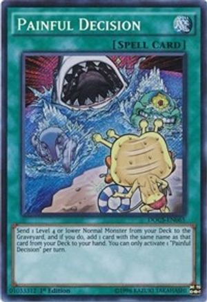 Painful Decision (DOCS-EN065) - Dimension of Chaos Unlimited - Premium Yugioh Single from Konami - Just $4.85! Shop now at Game Crave Tournament Store