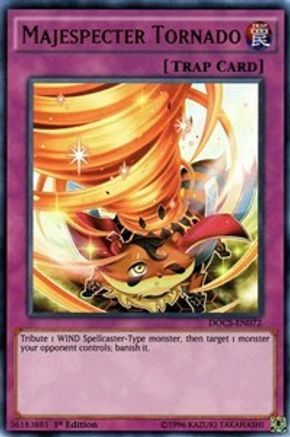 Majespecter Tornado (DOCS-EN072) - Dimension of Chaos 1st Edition - Premium Yugioh Single from Konami - Just $0.57! Shop now at Game Crave Tournament Store