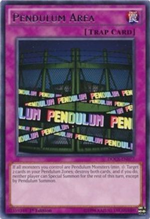 Pendulum Area (DOCS-EN077) - Dimension of Chaos Unlimited - Premium Yugioh Single from Konami - Just $0.08! Shop now at Game Crave Tournament Store