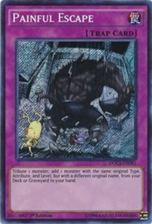 Painful Escape (DOCS-EN081) - Dimension of Chaos 1st Edition - Premium Yugioh Single from Konami - Just $0.33! Shop now at Game Crave Tournament Store