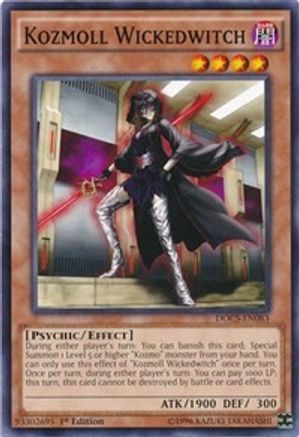 Kozmoll Wickedwitch (DOCS-EN083) - Dimension of Chaos Unlimited - Premium Yugioh Single from Konami - Just $0.25! Shop now at Game Crave Tournament Store