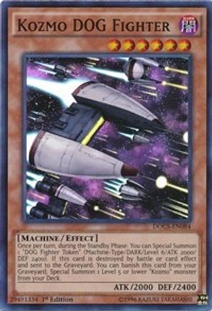 Kozmo DOG Fighter (DOCS-EN084) - Dimension of Chaos Unlimited - Premium Yugioh Single from Konami - Just $0.32! Shop now at Game Crave Tournament Store