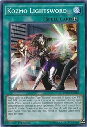 Kozmo Lightsword (DOCS-EN086) - Dimension of Chaos 1st Edition - Premium Yugioh Single from Konami - Just $0.25! Shop now at Game Crave Tournament Store