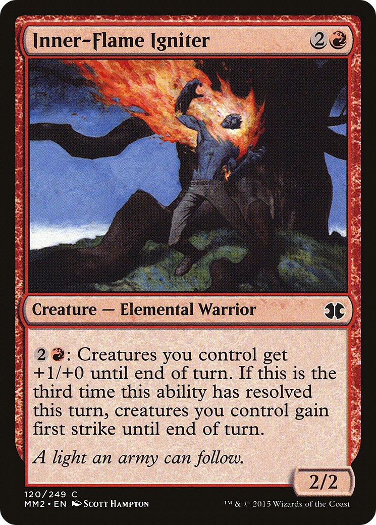 Inner-Flame Igniter (MM2-120) - Modern Masters 2015 - Premium MTG Single from Wizards of the Coast - Just $0.08! Shop now at Game Crave Tournament Store