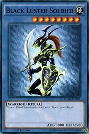 Black Luster Soldier (YGLD-ENA01) - King of Games: Yugi's Legendary Decks 1st Edition - Premium Yugioh Single from Konami - Just $0.20! Shop now at Game Crave Tournament Store