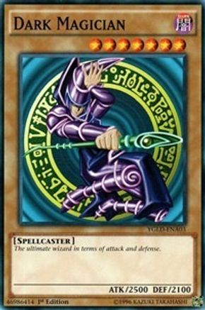 Dark Magician (A) (YGLD-ENA03) - King of Games: Yugi's Legendary Decks 1st Edition - Premium Yugioh Single from Konami - Just $0.38! Shop now at Game Crave Tournament Store